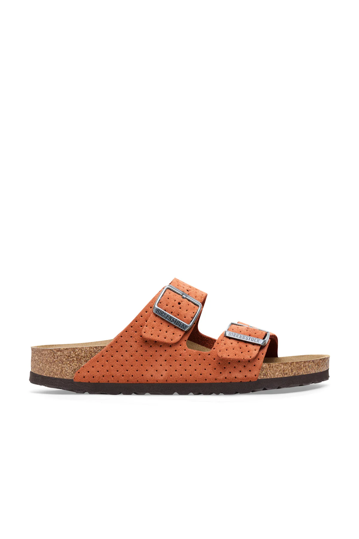 Arizona Burnt Orange Embossed Suede Leather Regular