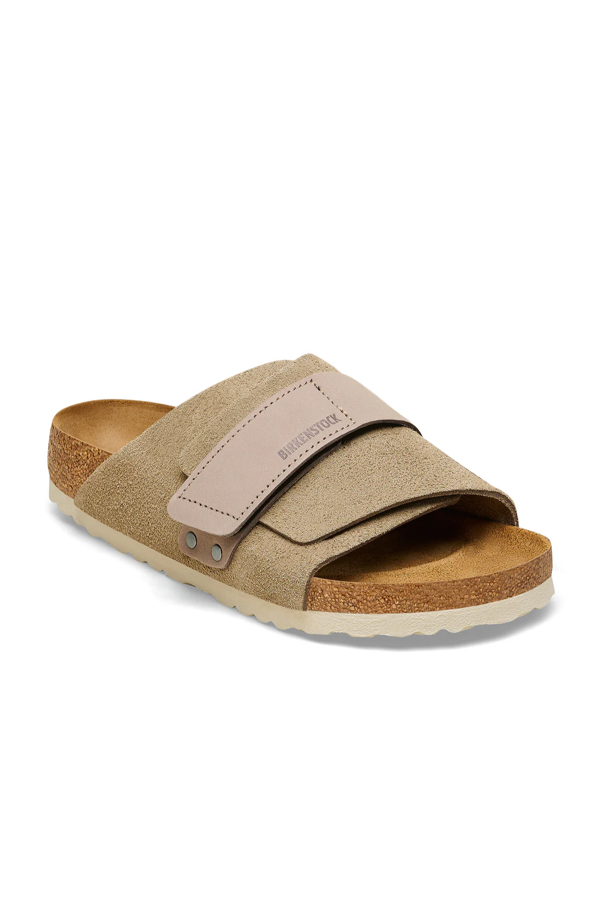 Kyoto Taupe Suède/cuir nubuck Étroit