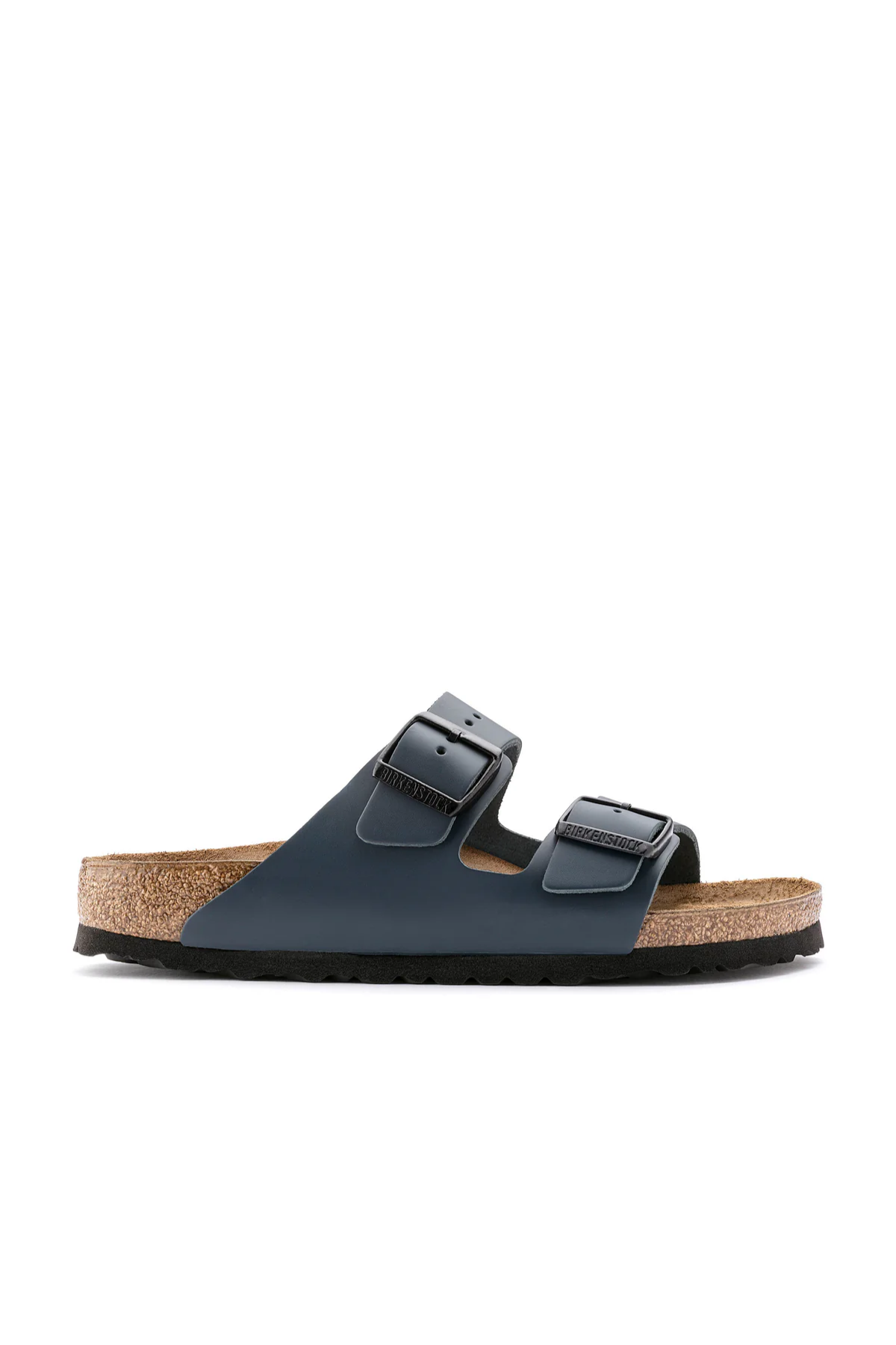 Arizona cuir lisse bleu étroit