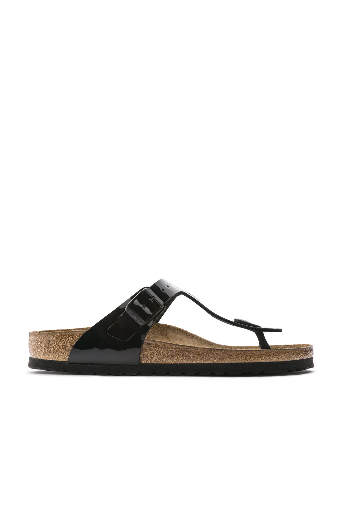 Gizeh Patent Black Birko-flor Narrow