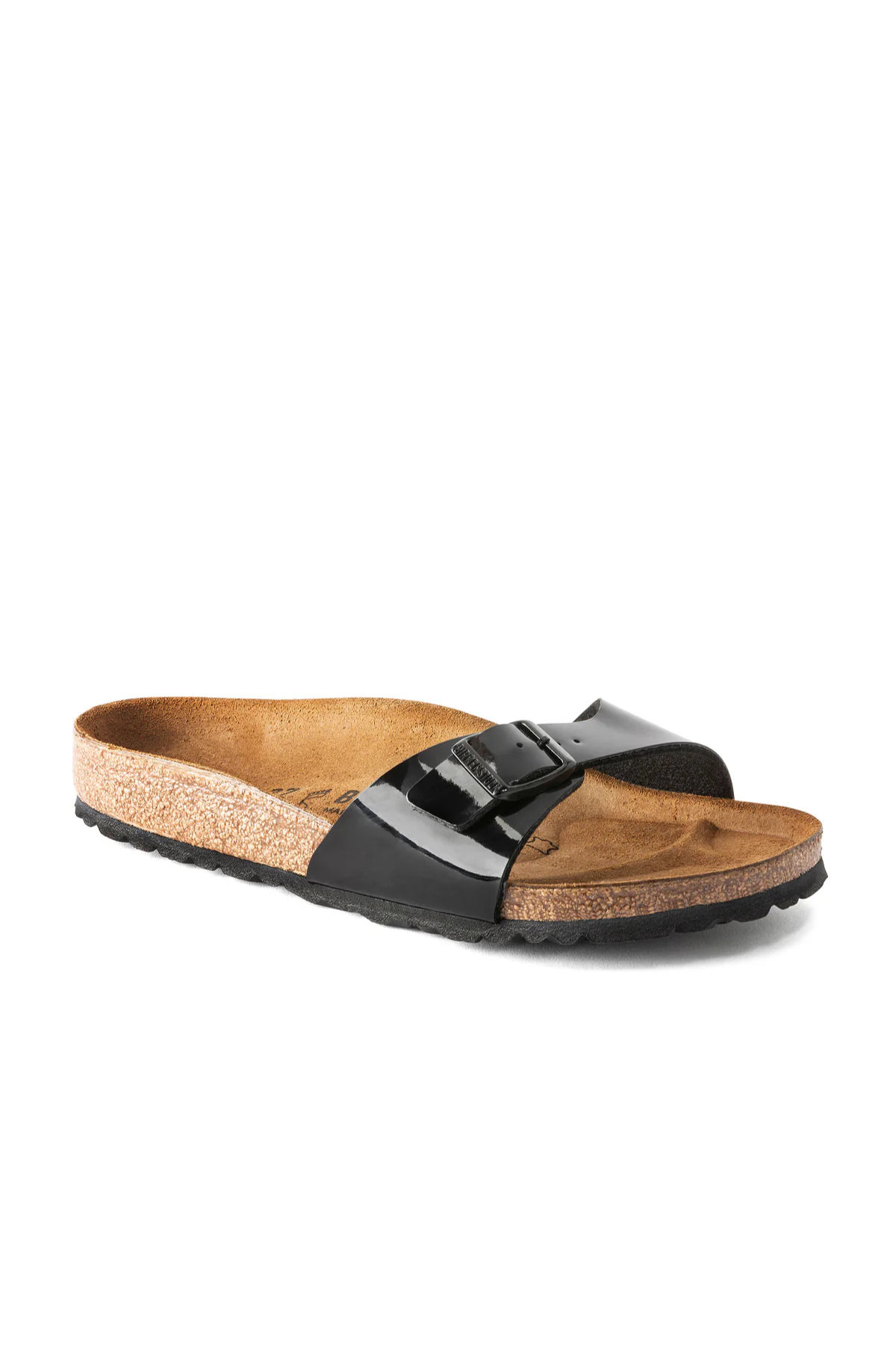Madrid Patent Black Birko-flor Étroit