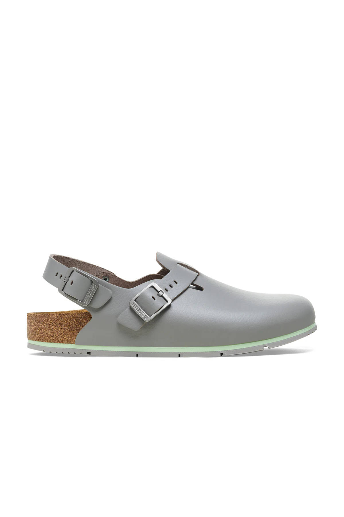 Tokio Pro Gunmetal Grey en cuir naturel enduit de PU étroit