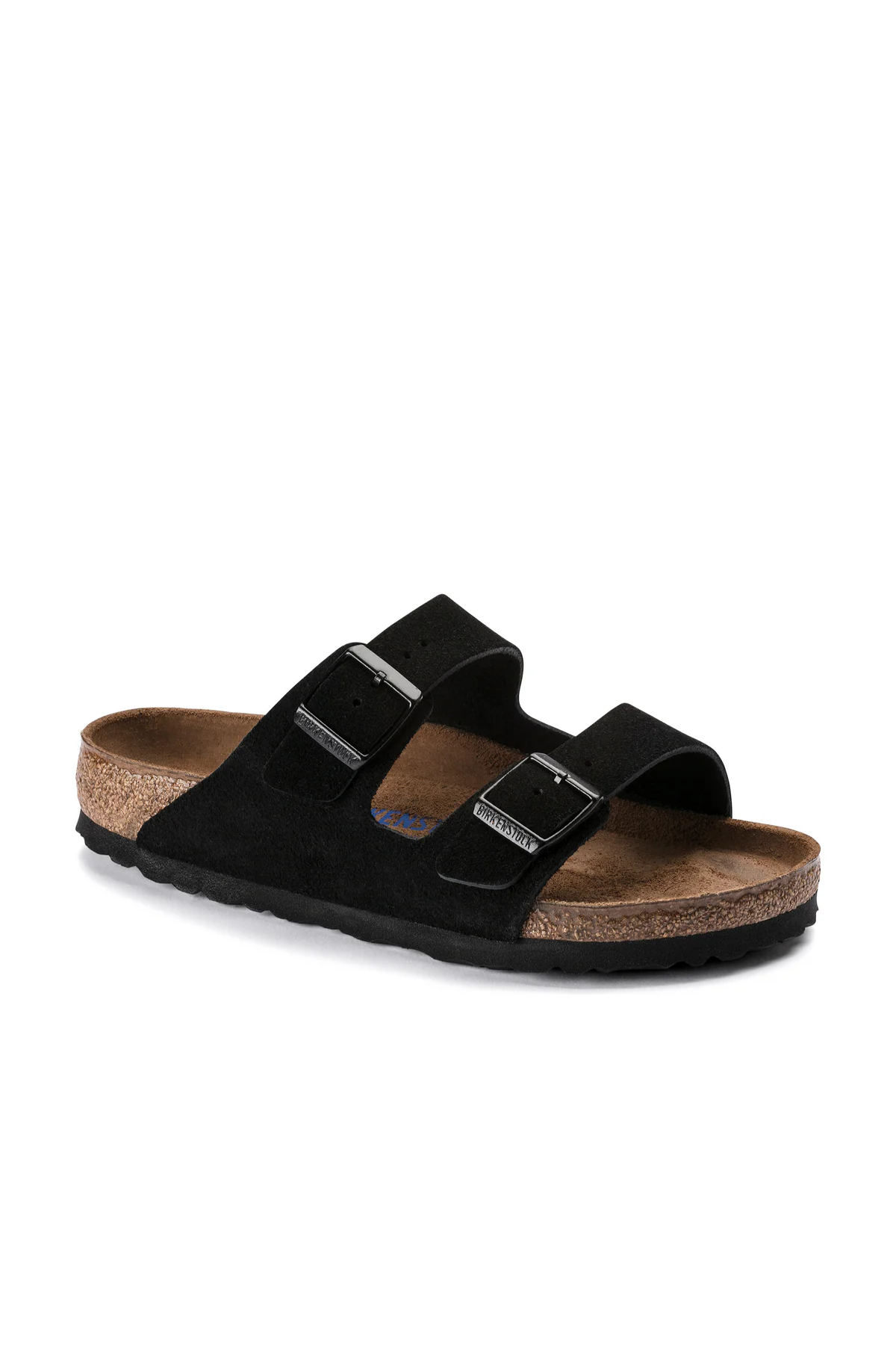 Arizona Sfb Cuir Velours Noir Étroit