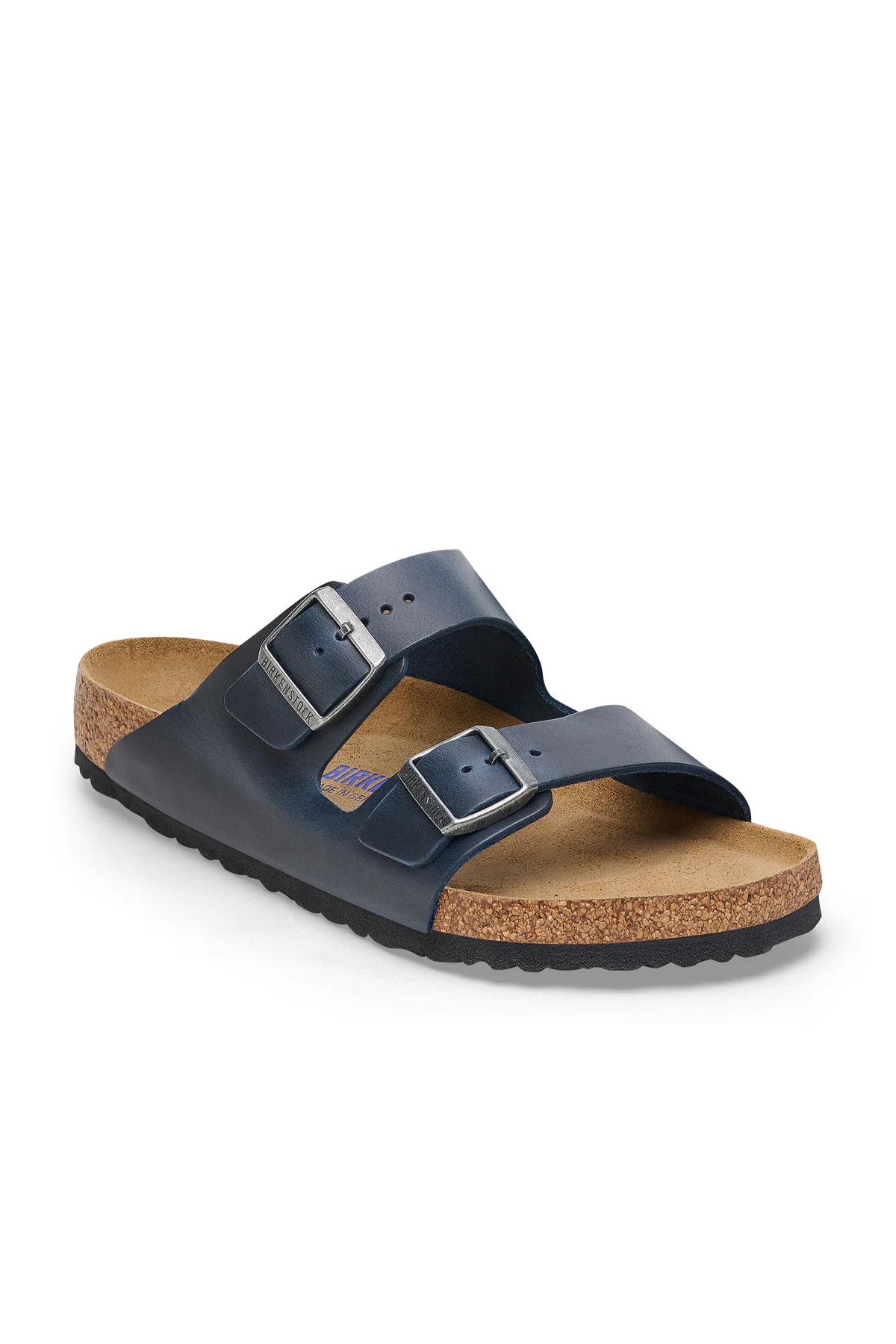 Arizona Sfb Cuir Huilé Bleu Étroit
