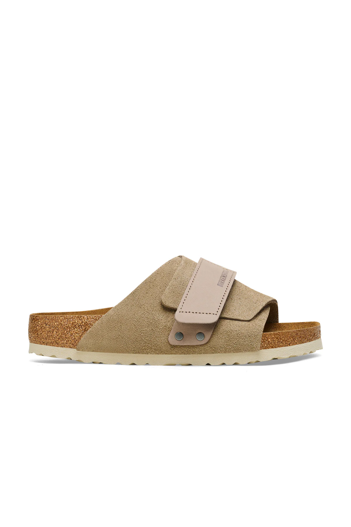Kyoto Taupe Suède/cuir nubuck Étroit