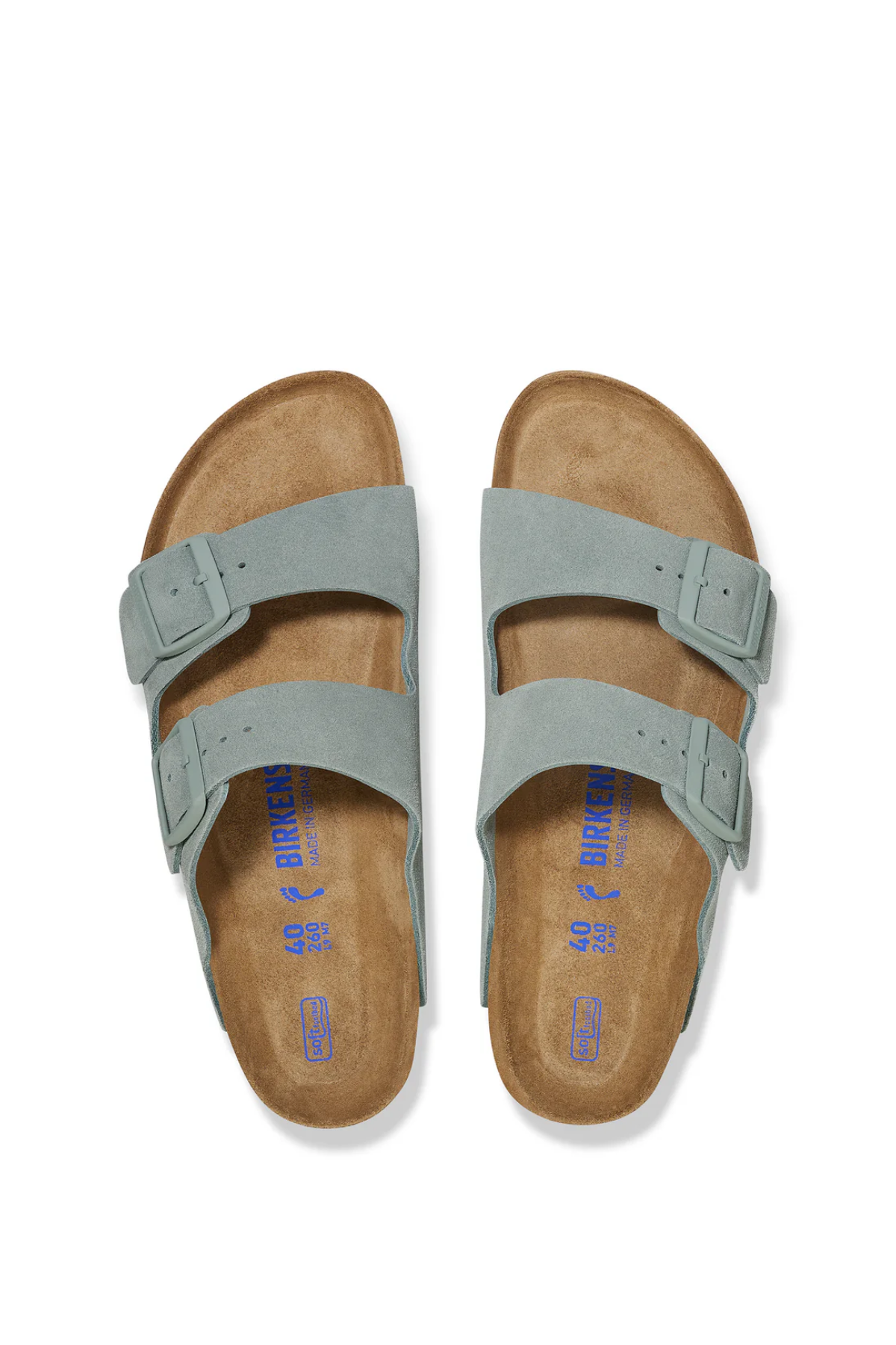 Arizona Sfb Pure Sage Suede Leather Étroit
