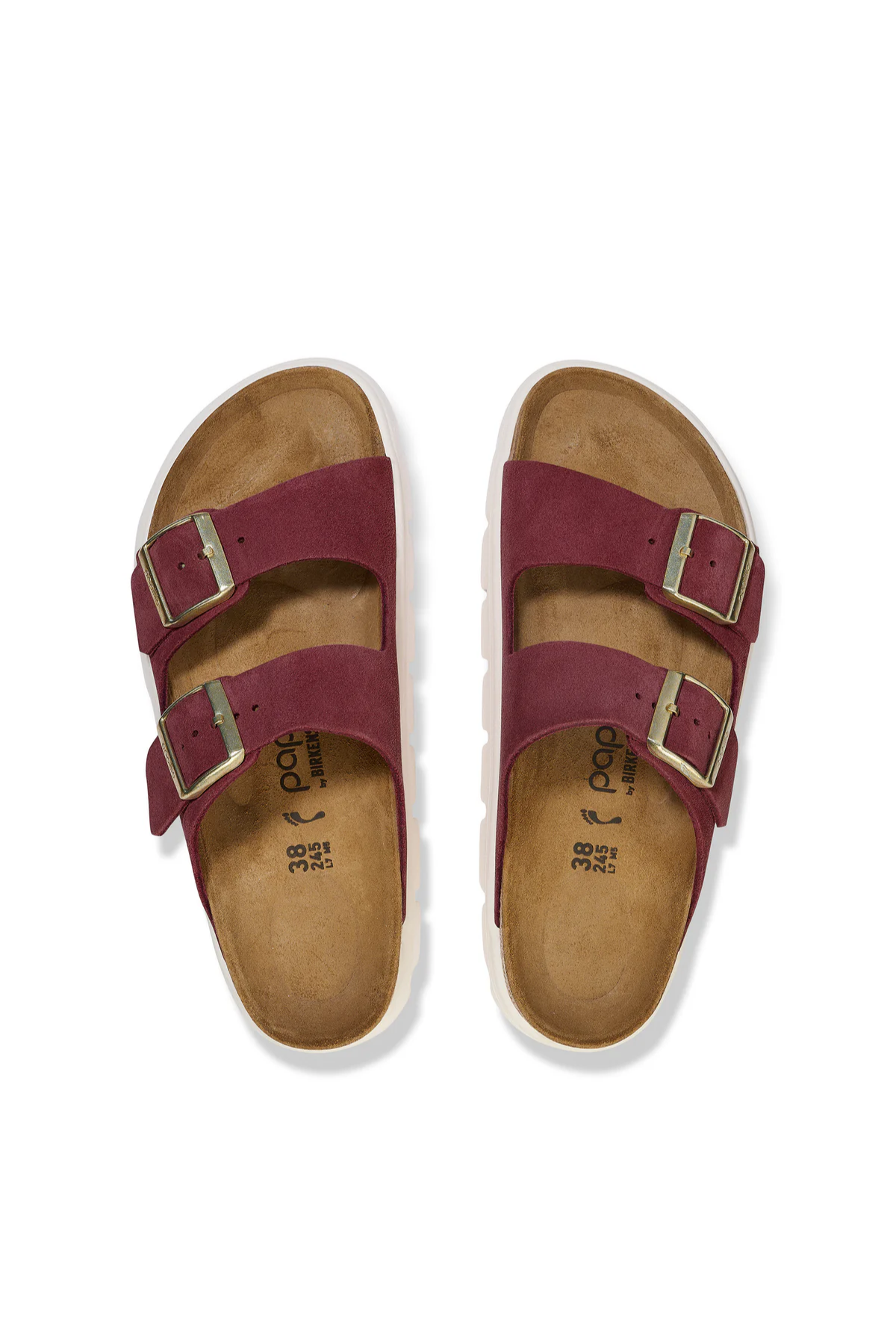 Arizona Chunky Berry Crush Suede Leather Narrow
