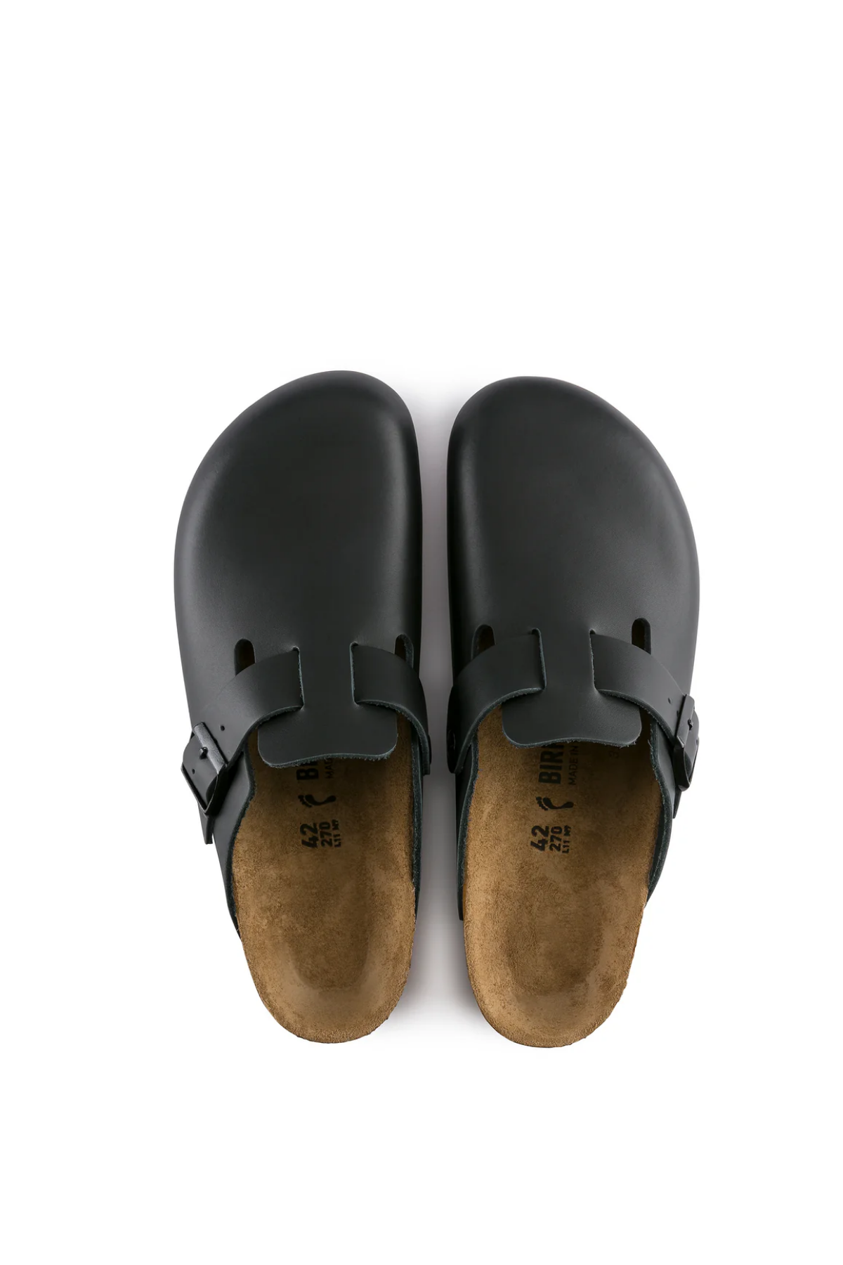 Boston Black Smooth Leather Regular