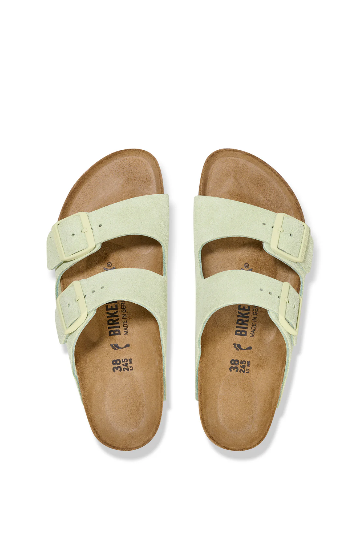 Arizona Faded Lime Suede Leather Regular