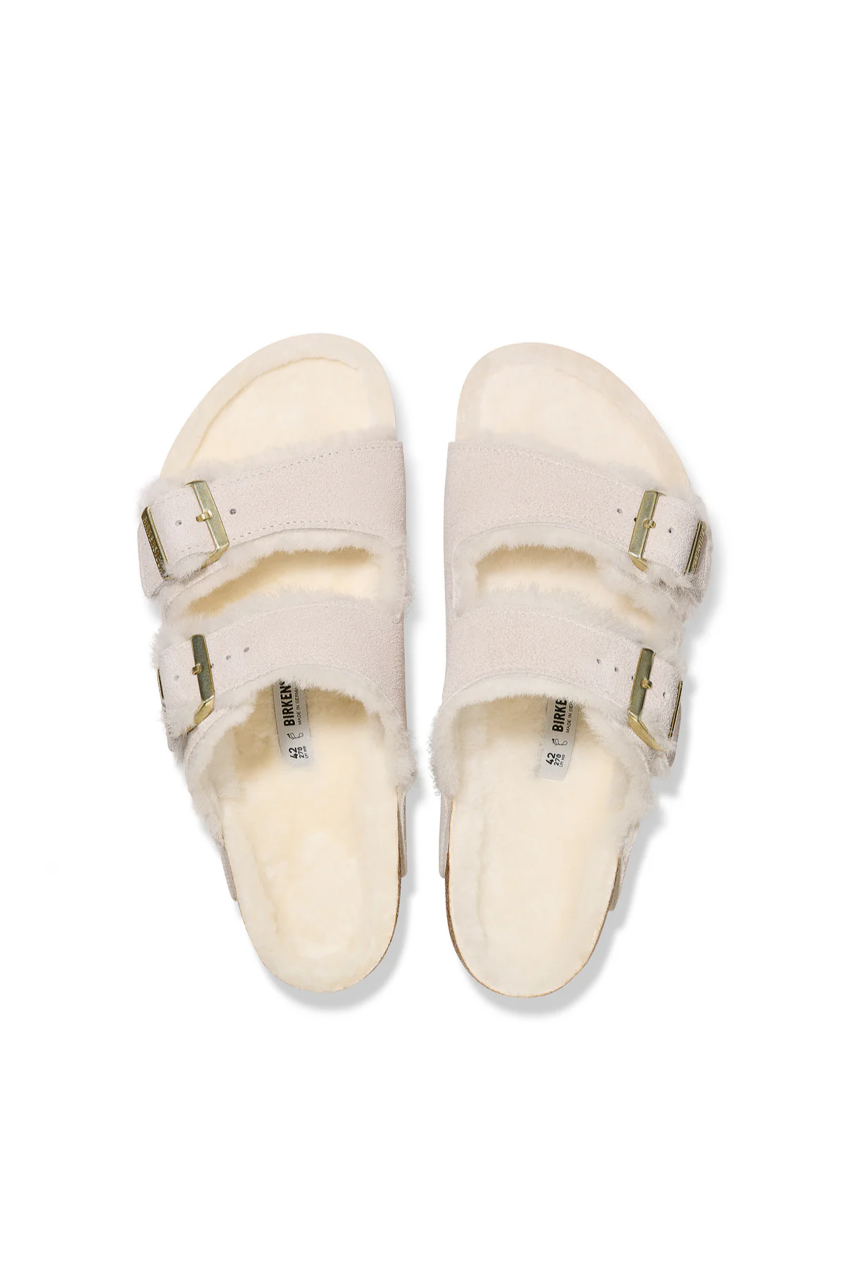 Arizona Shearling Cuir Suède/mouton Blanc Antique Regular