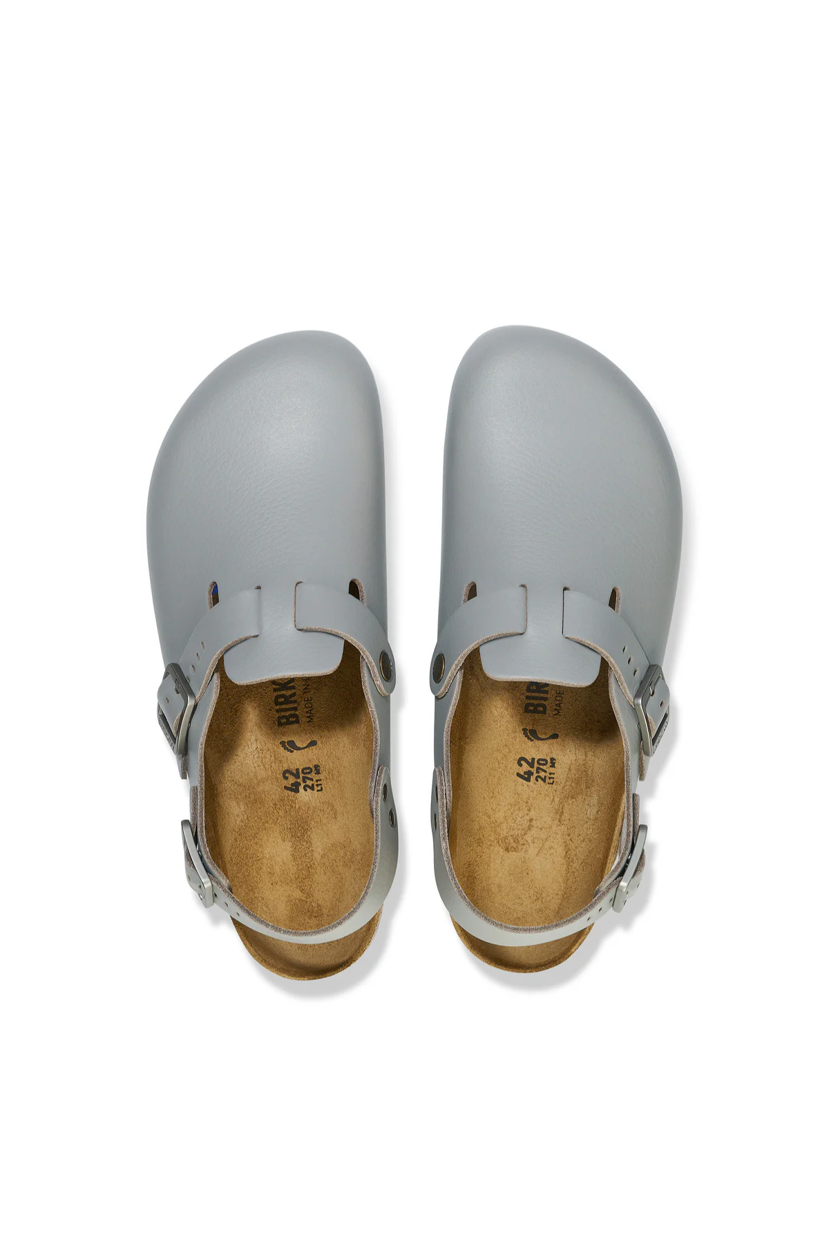 Tokio Pro Gunmetal Grey en cuir naturel enduit de PU étroit