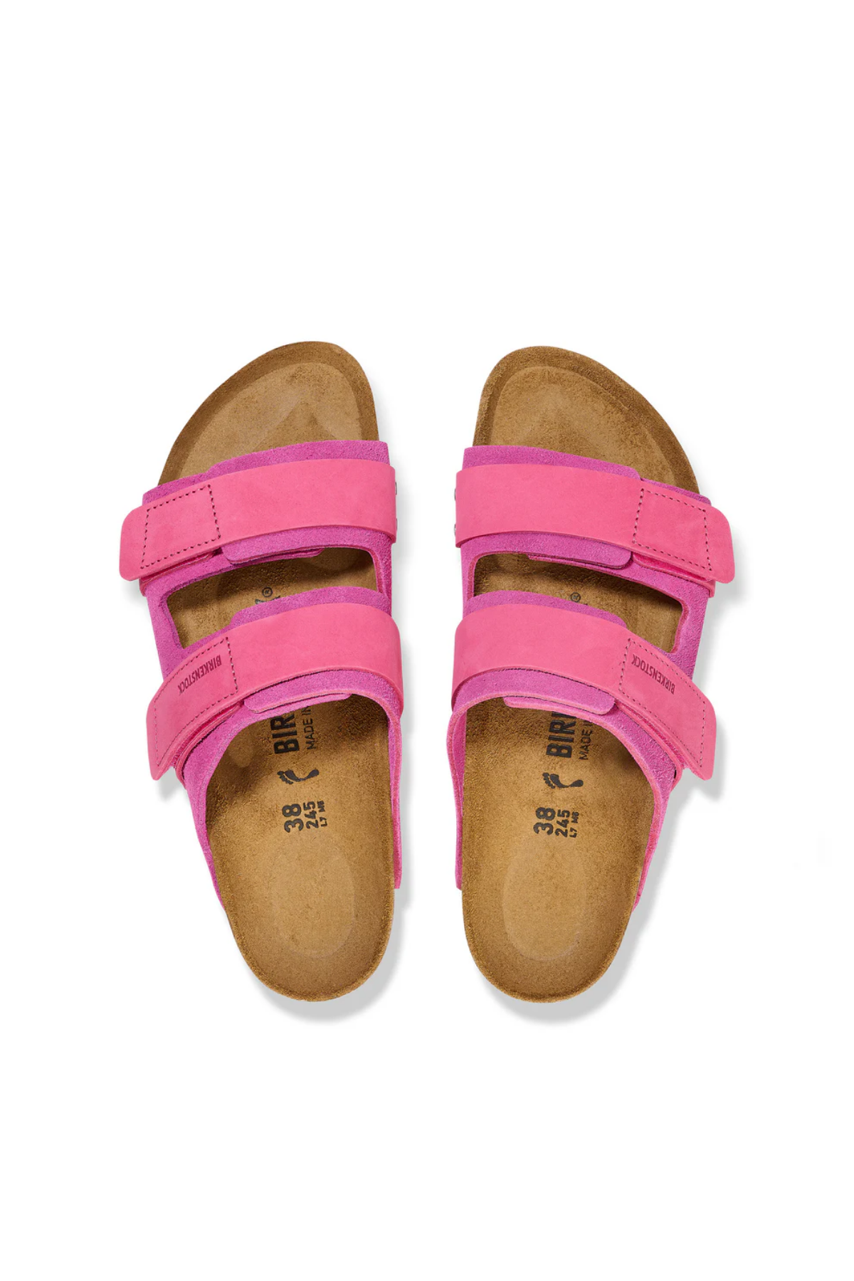 Uji Fuchsia Tulipe Daim/Cuir Nubuck Coupe normale