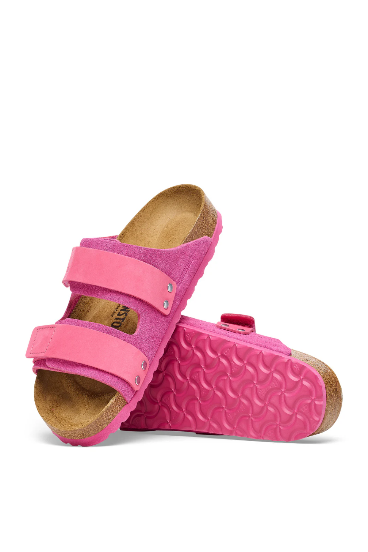 Uji Fuchsia Tulipe Daim/Cuir Nubuck Coupe normale