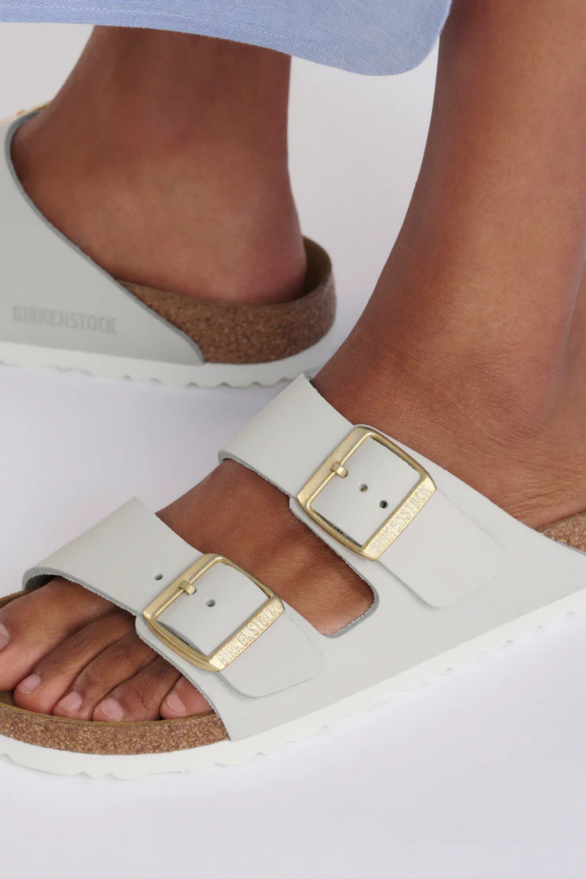 Arizona Cuir nubuck blanc antique Regular