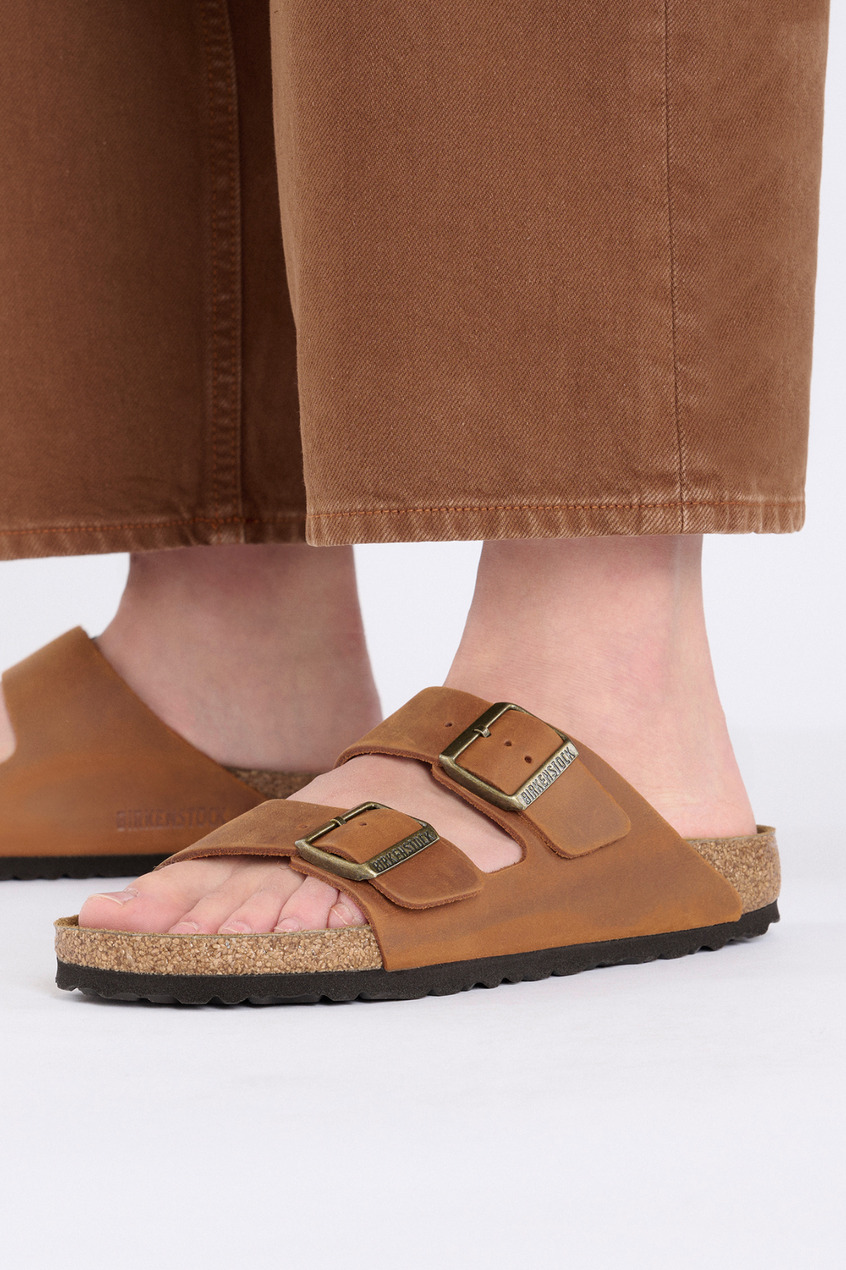 Arizona Cognac Oiled Leather Narrow