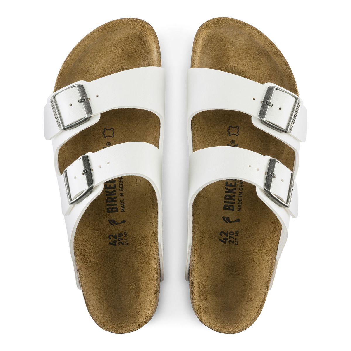Arizona Birko-Flor Sandal White