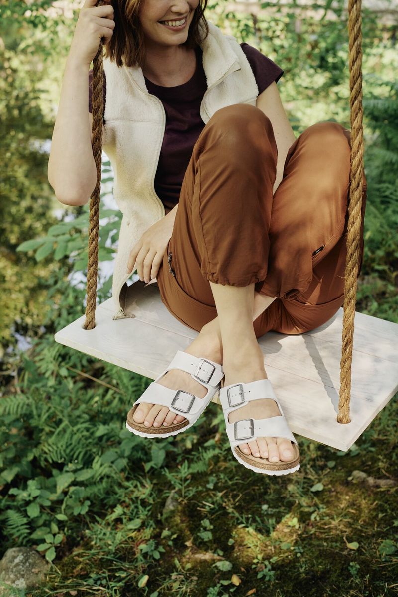 Arizona Birko-Flor Sandal White