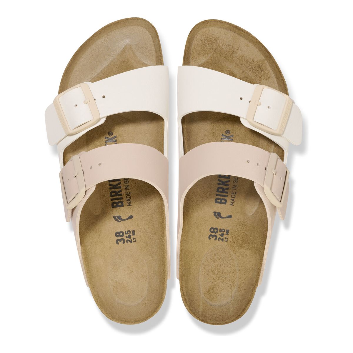 Birken®Stock Arizona Split Birko-Flor — Eggshell / New Beige