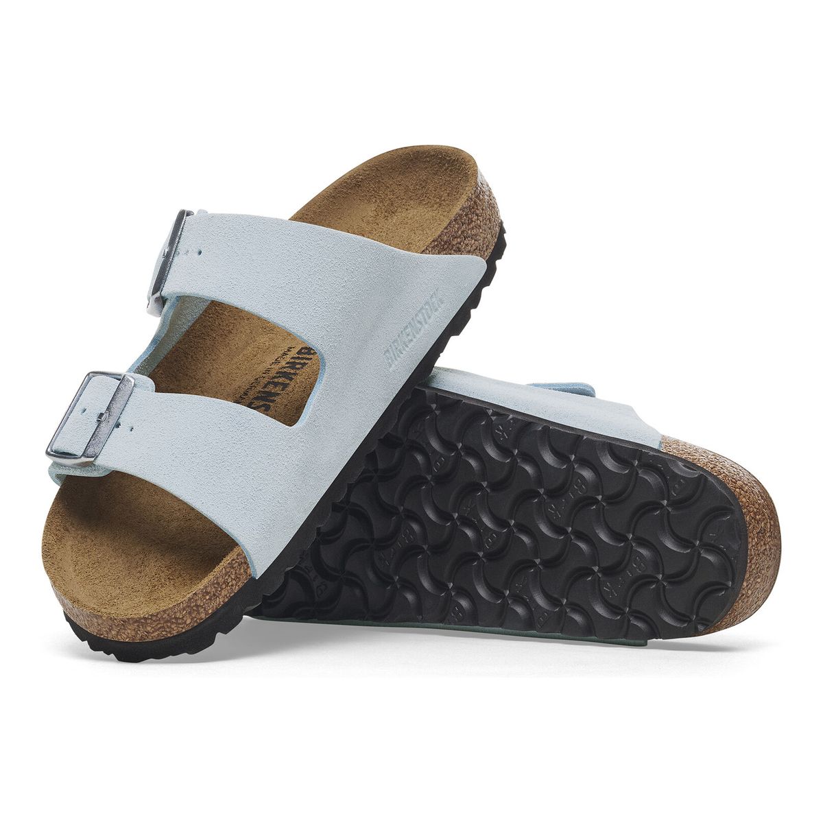 Arizona Suede Leather Baby Blue