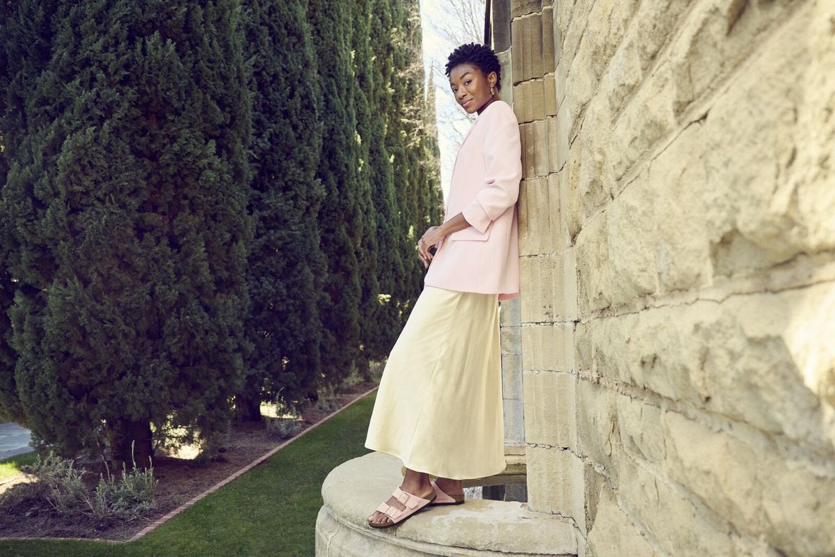 Arizona cuir velours Light Rose