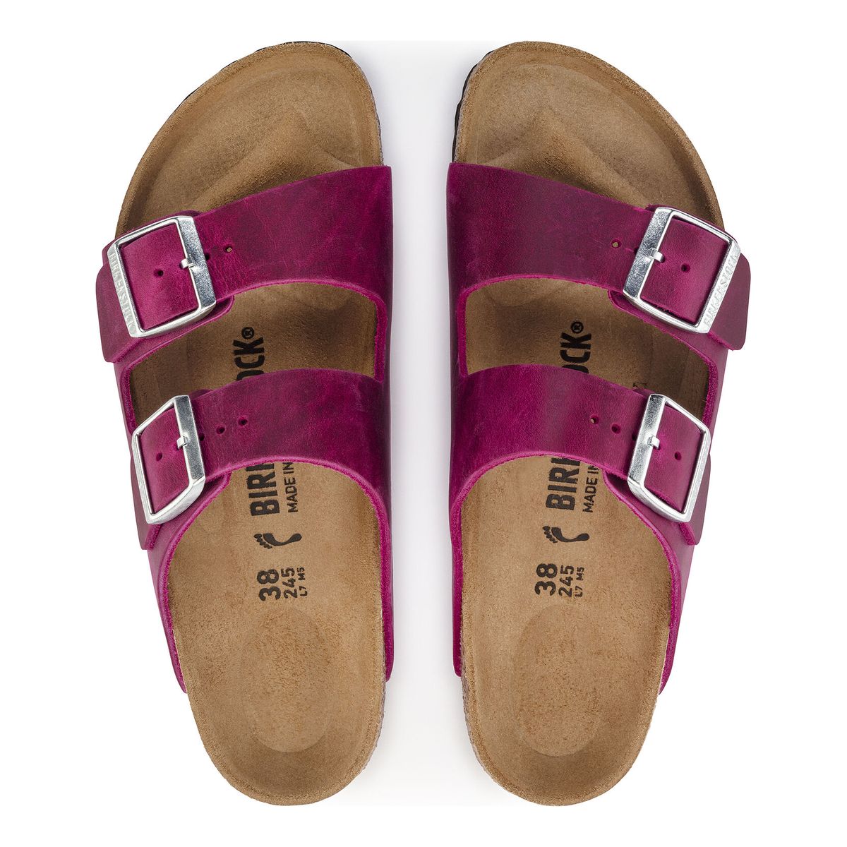Arizona Oiled Leather Fuchsia