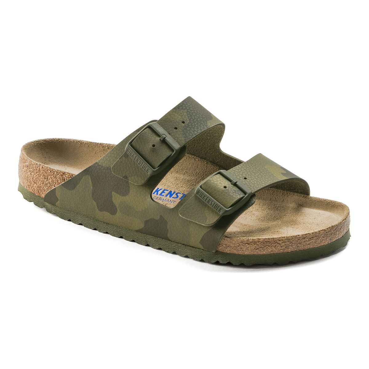Birken®Stock Arizona Soft Footbed — Camo Green Birko-Flor (Men’s)