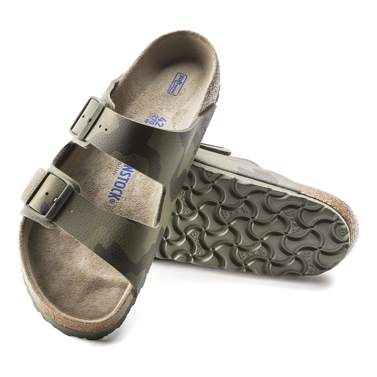 Birken®Stock Arizona Soft Footbed — Camo Green Birko-Flor (Men’s)