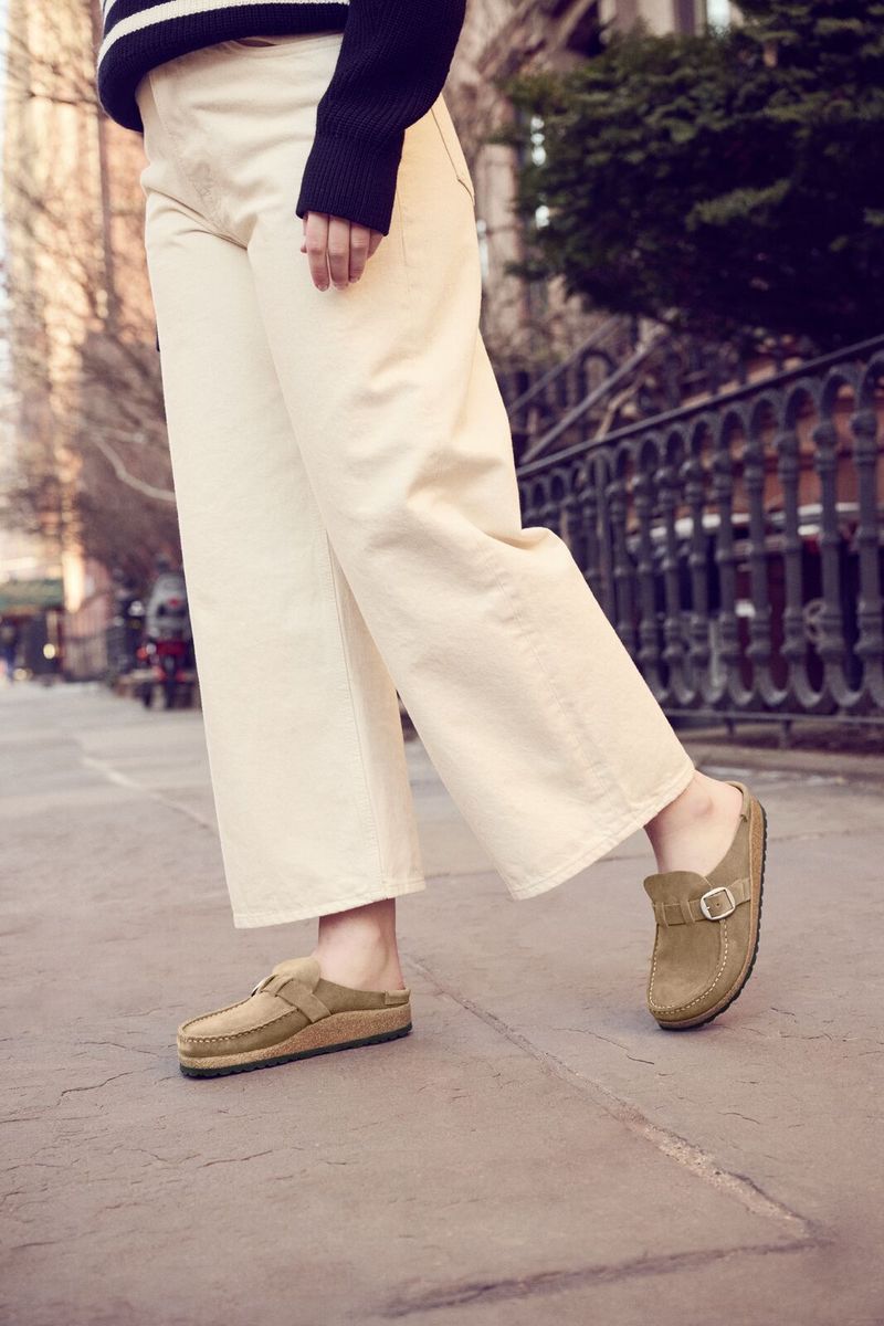 Birken®Stock Buckley Clog in Gray/Taupe
