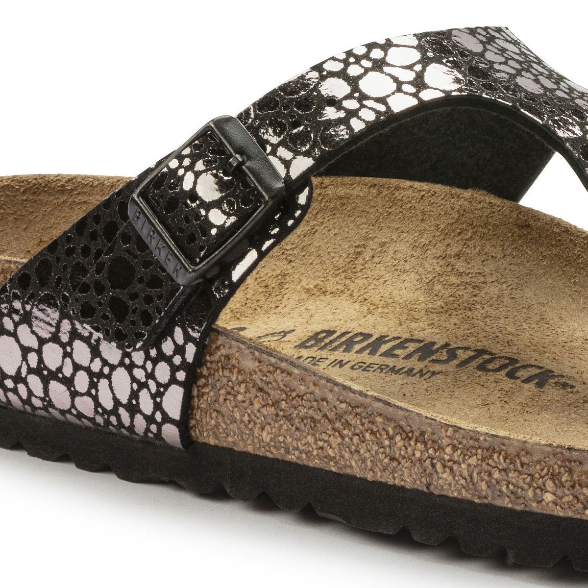 Birken®Stock Gizeh Birko-Flor in Metallic Black