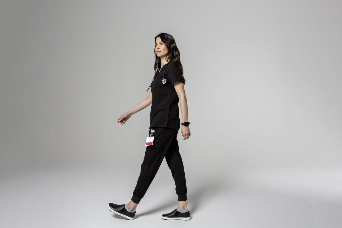 Birken®Stock QO400 Slip on Unisex Work Sneaker in Black