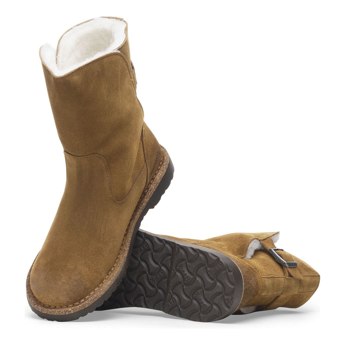 Birken®Stock Uppsala Pull On Shearling Boot in Dark Tea