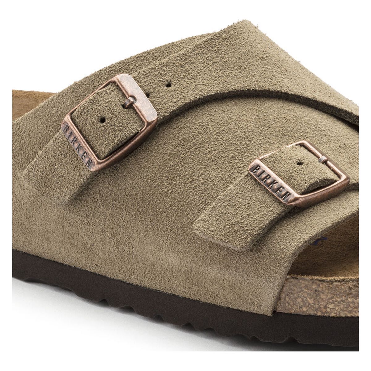 Birkenstock Zurich Lit de Pied Doux Taupe