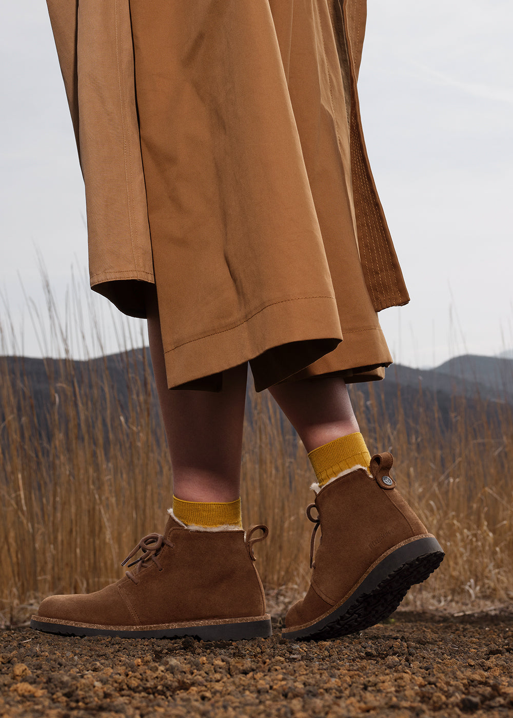 Bottes en daim Uppsala Mid Shearling
