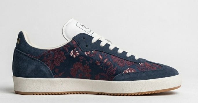 ZYNIRVANA® Baskets streetwear d'inspiration vintage chic fleuries