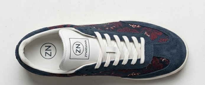 ZYNIRVANA® Baskets streetwear d'inspiration vintage chic fleuries
