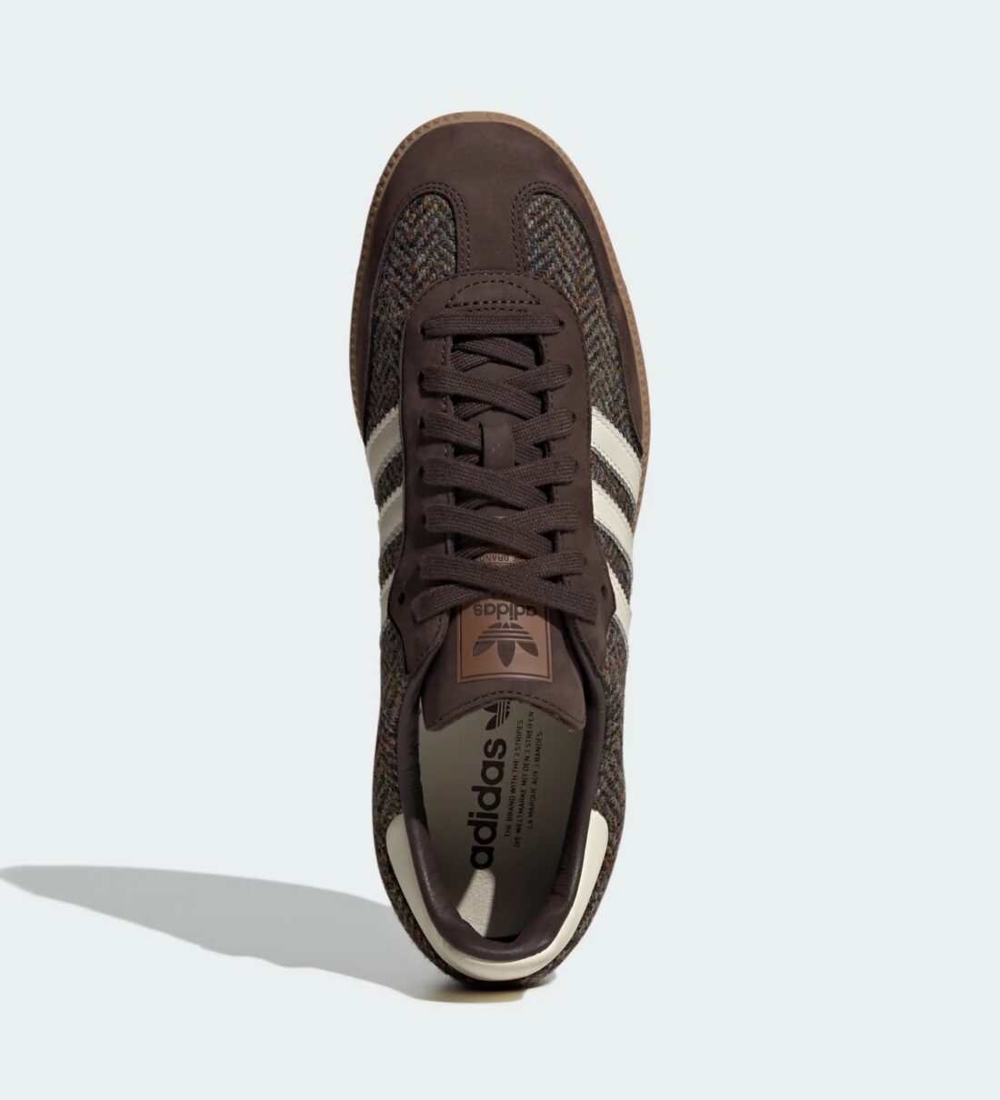 Samba OG tweed marron foncé