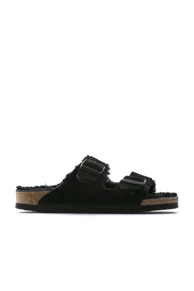 Arizona Shearling Daim/mouton Noir Étroit