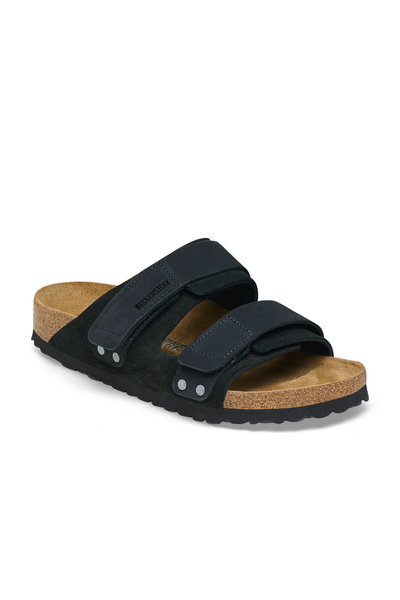 Cuir velours/nubuck noir Uji Regular