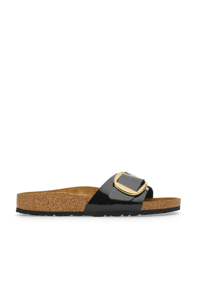 Madrid Big Buckle Patent Black/gold Birko-flor Regular