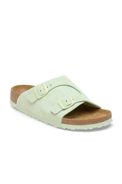 Zurich Faded Lime Daim Cuir Standard
