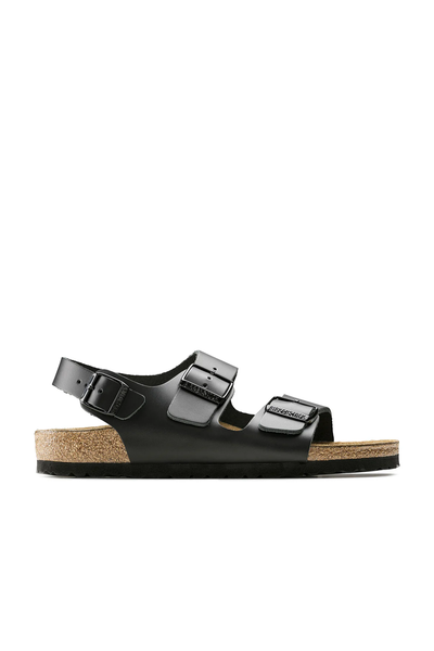 Birken®Stock Milano Black Smooth Leather Narrow
