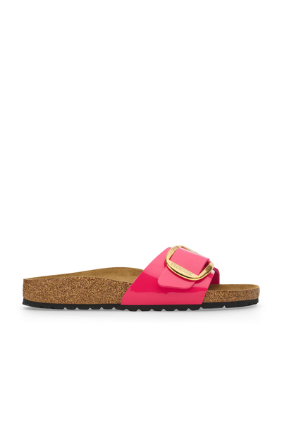 Madrid Big Buckle Patent Fuchsia Fusion Birko-flor Étroit