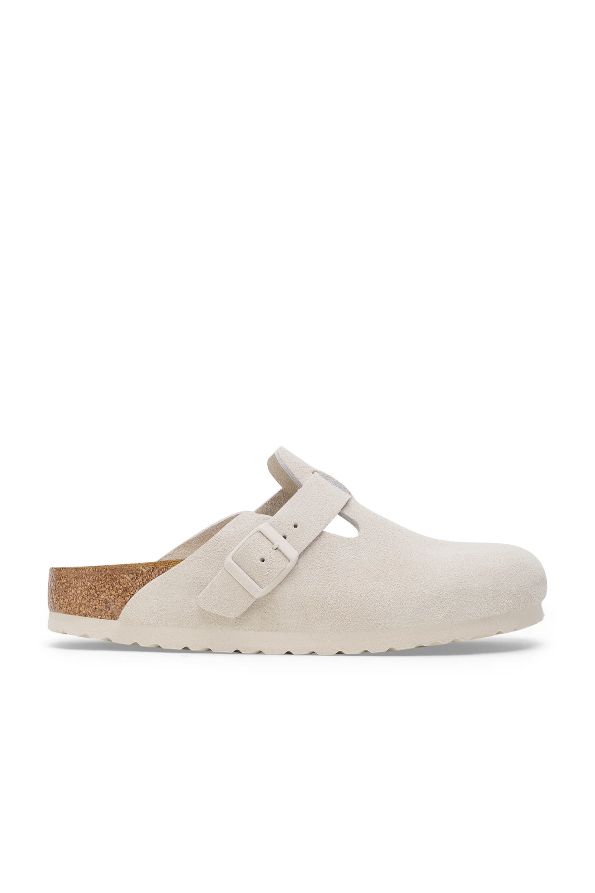 Boston Sfb Antique White Suede Leather Narrow