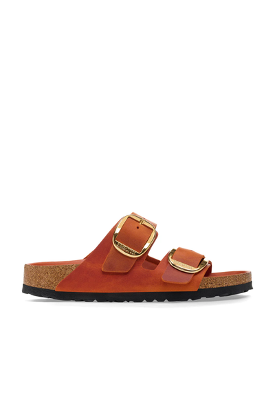 Arizona Big Buckle Cuir Huilé Orange Brûlé Large