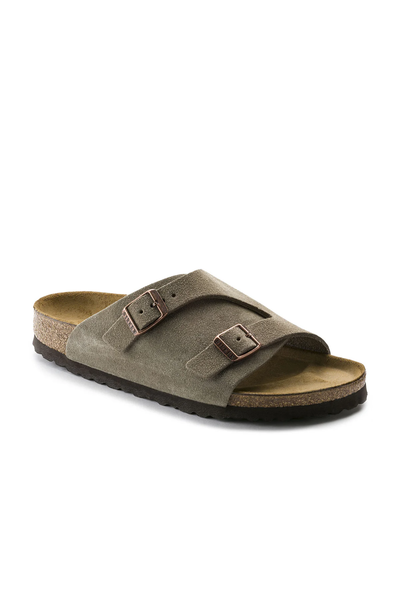 Zurich Taupe Daim Étroit