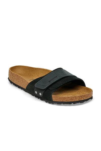 Oita cuir suède/nubuck noir étroit