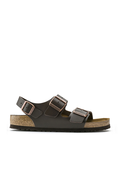 Birken®Stock Milano Dark Brown Smooth Leather Regular