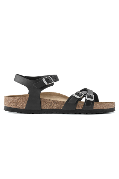 Kumba Black Oiled Leather Narrow