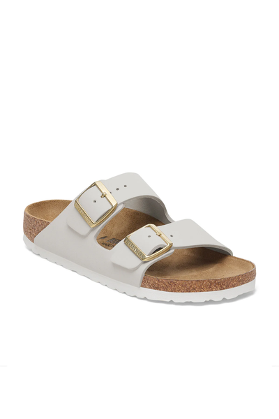 Arizona Antique White Nubuck Cuir Étroit