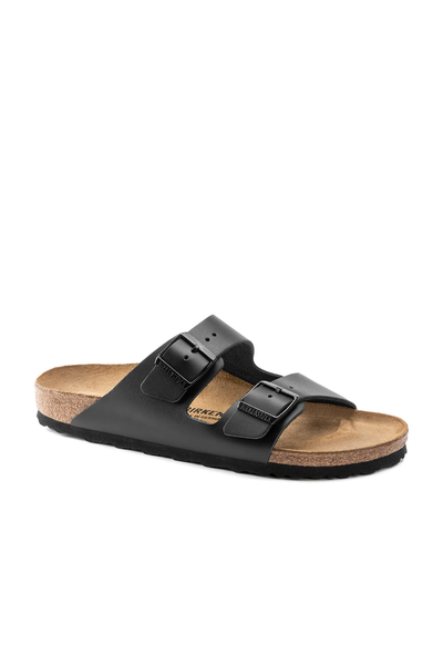 Arizona Cuir Lisse Noir Étroit
